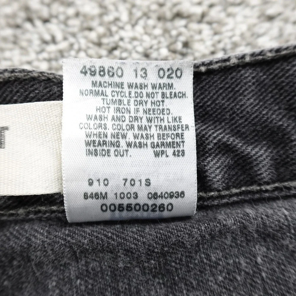 VTG Levis Jeans‎ Mens 42X30 Dark Black Denim Pants 550 Relaxed Taper Y2K Canada